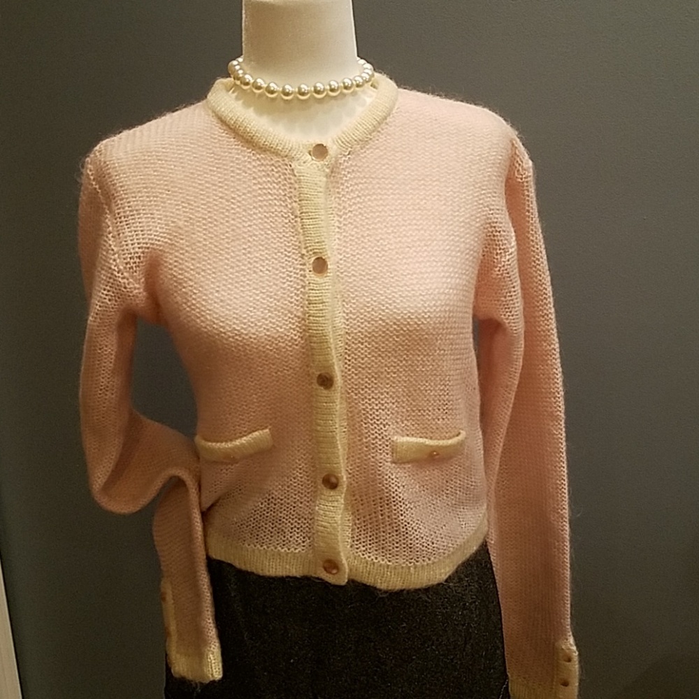 ANTHROPOLOGIE MOHAIR BLEND CARDIGAN - Picture 2 of 3